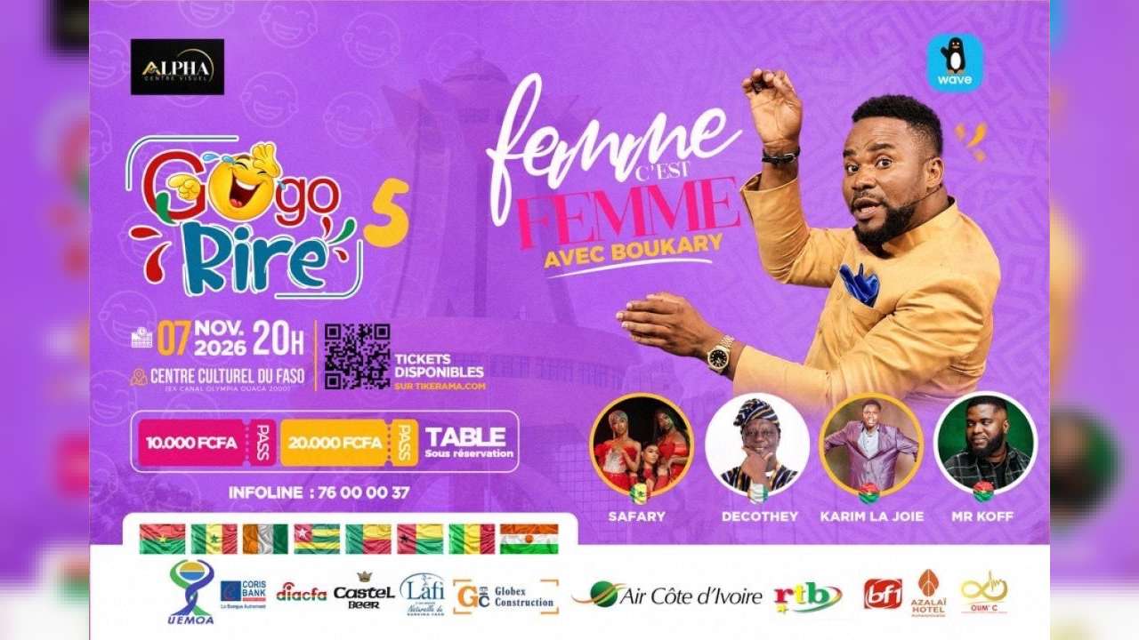 gogo rire 5 avec  Boukary ( femme c’est femme)