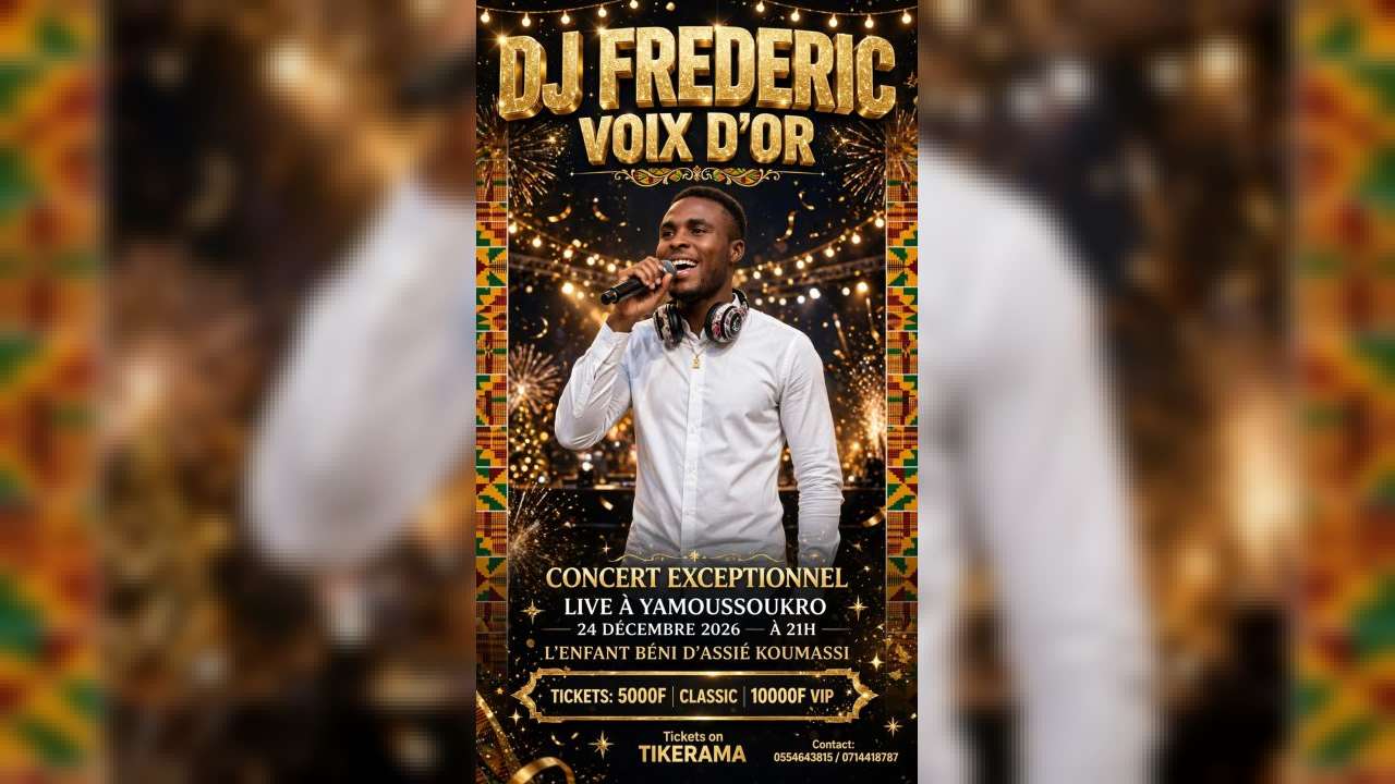 CONCERT EXCEPTIONNEL DJ FREDERIC - VOIX D'OR - LIV