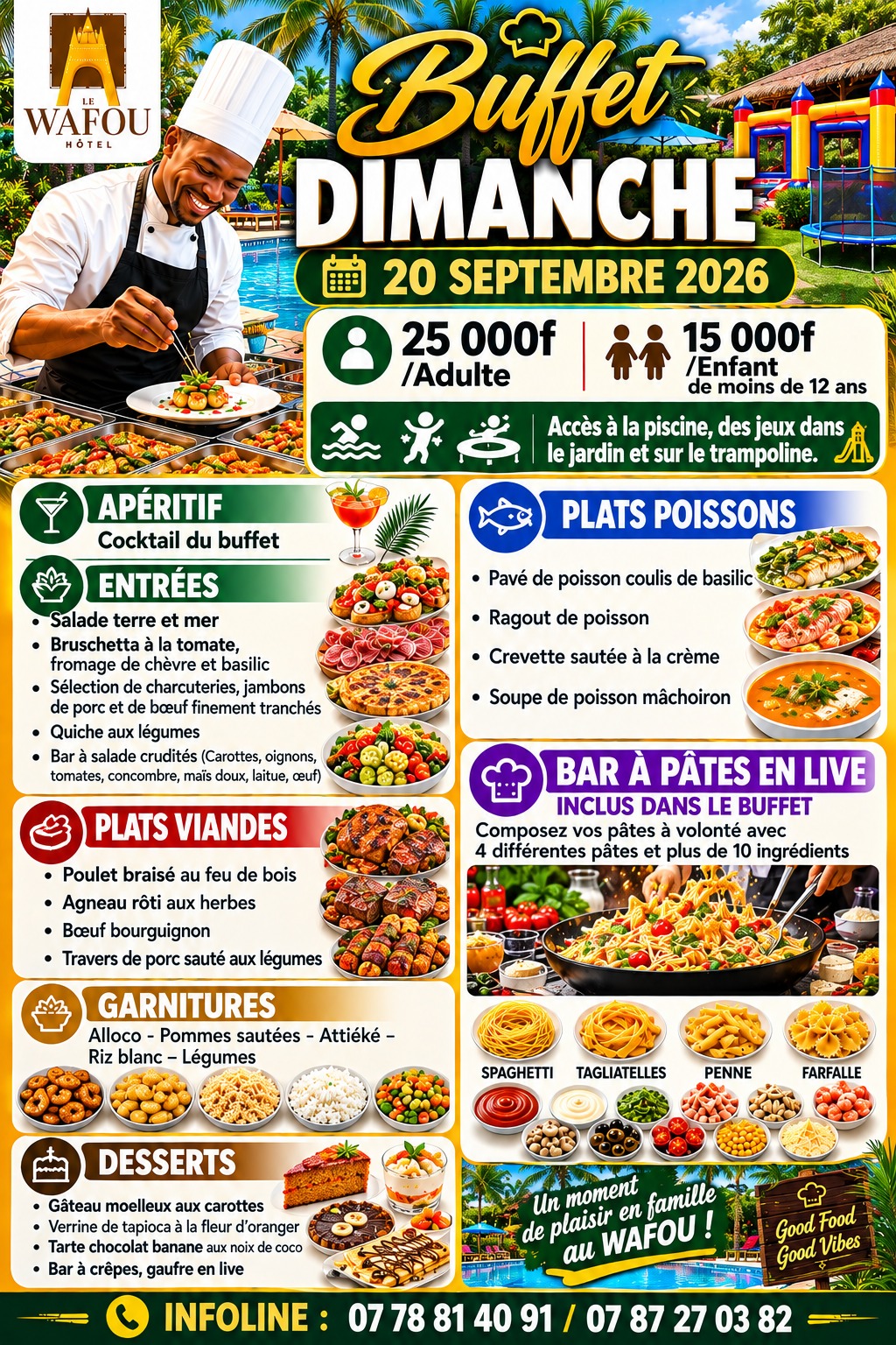 Le Buffet du Dimanche au Wafou