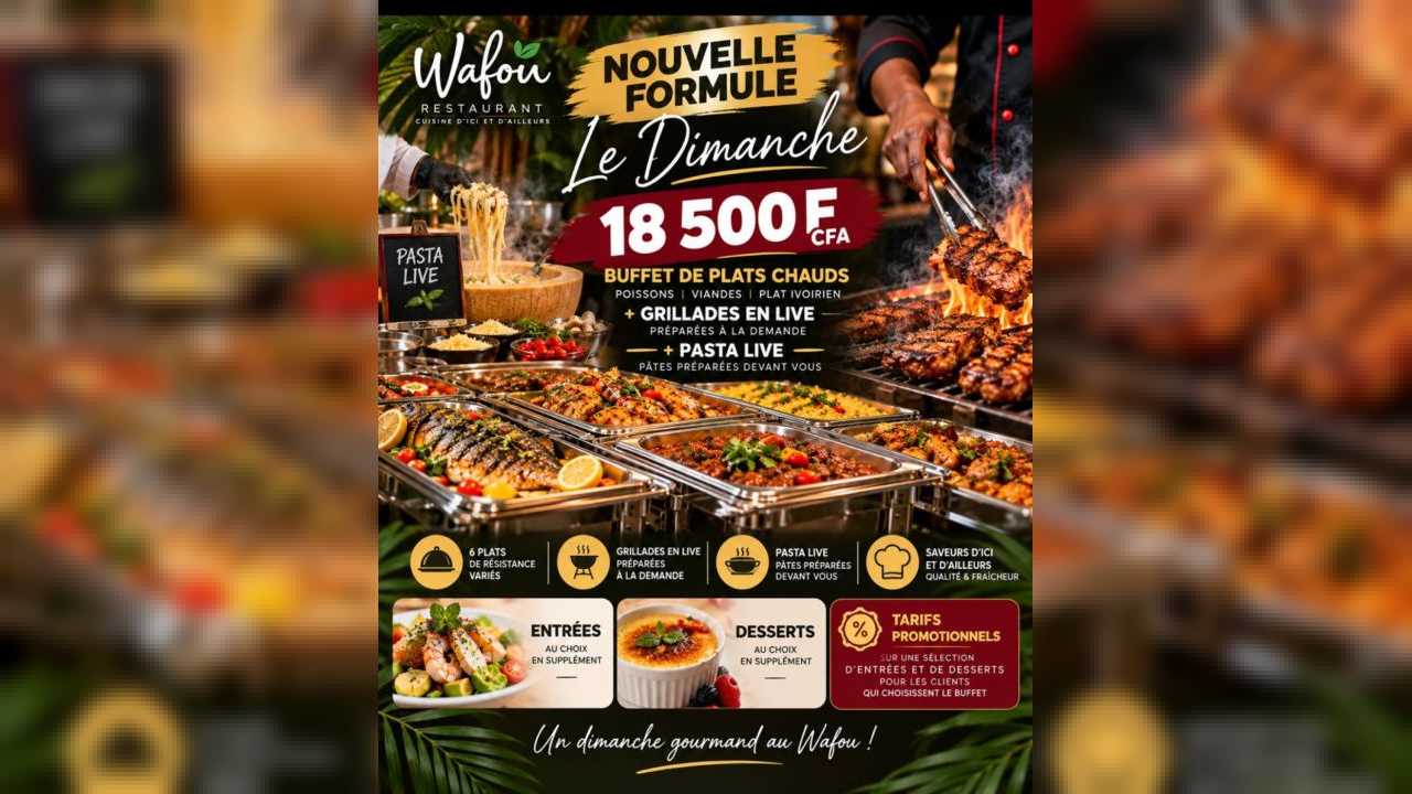 LE BUFFET DU DIMANCHE DU WAFOU NOUVELLE VERSION
