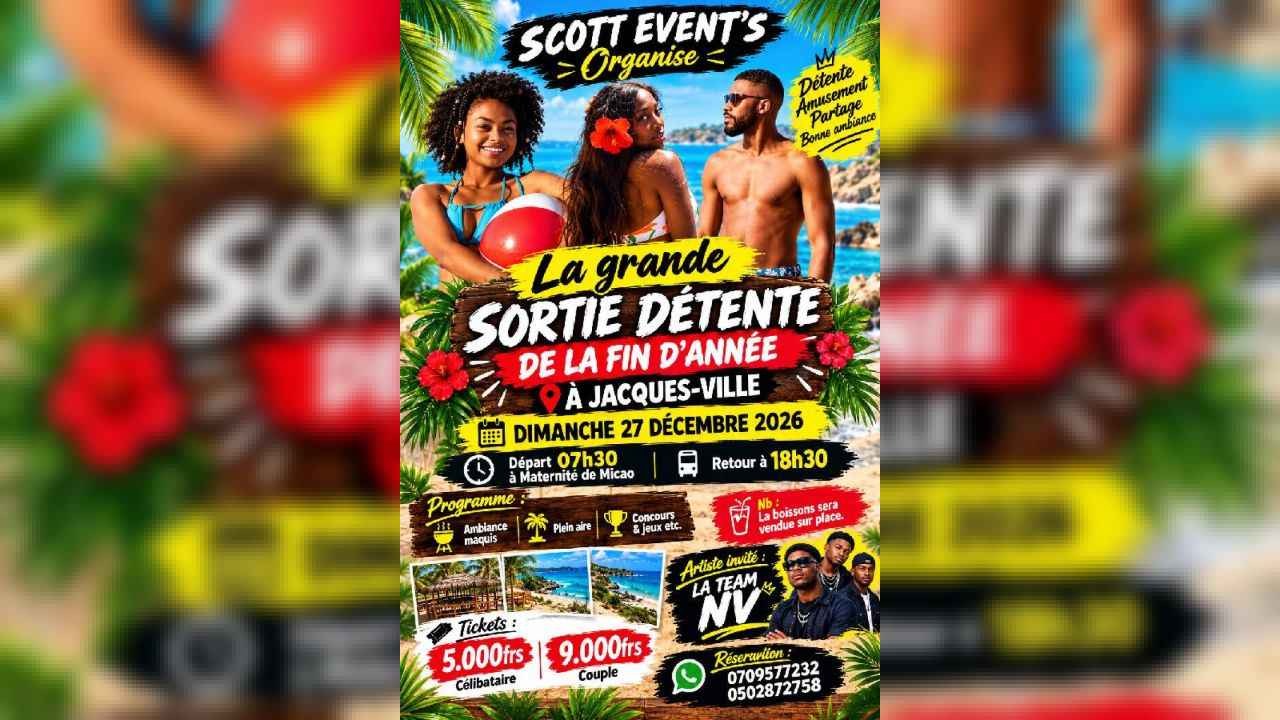 La grande SORTIE DÉTENTE DE LA FIN D'ANNÉE.