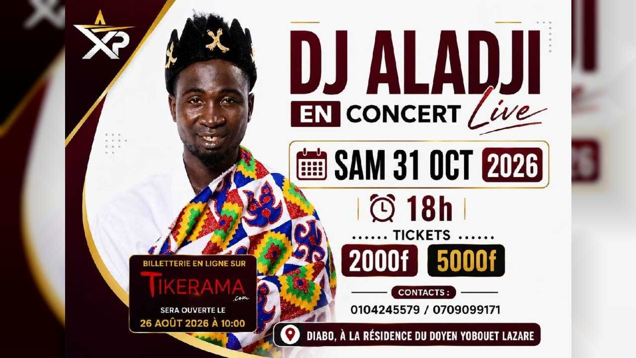 DJ ALADJI EN CONCERT LIVE