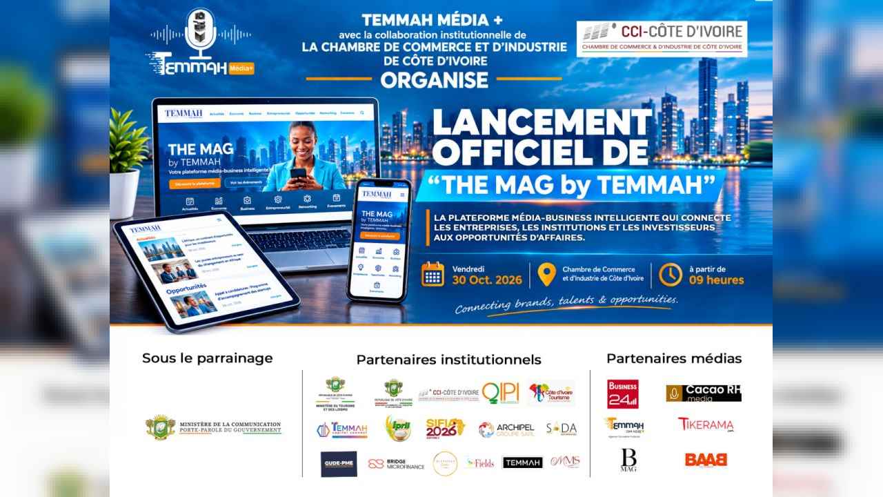 Lancement Officiel de « THE MAG by TEMMAH »