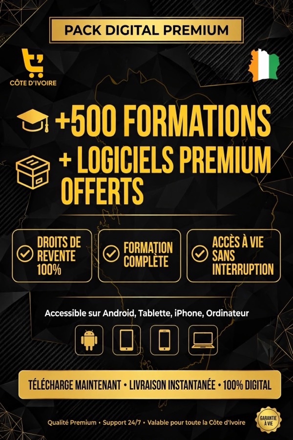 MEGA PACK 500 FORMATIONS + LOGICIELS