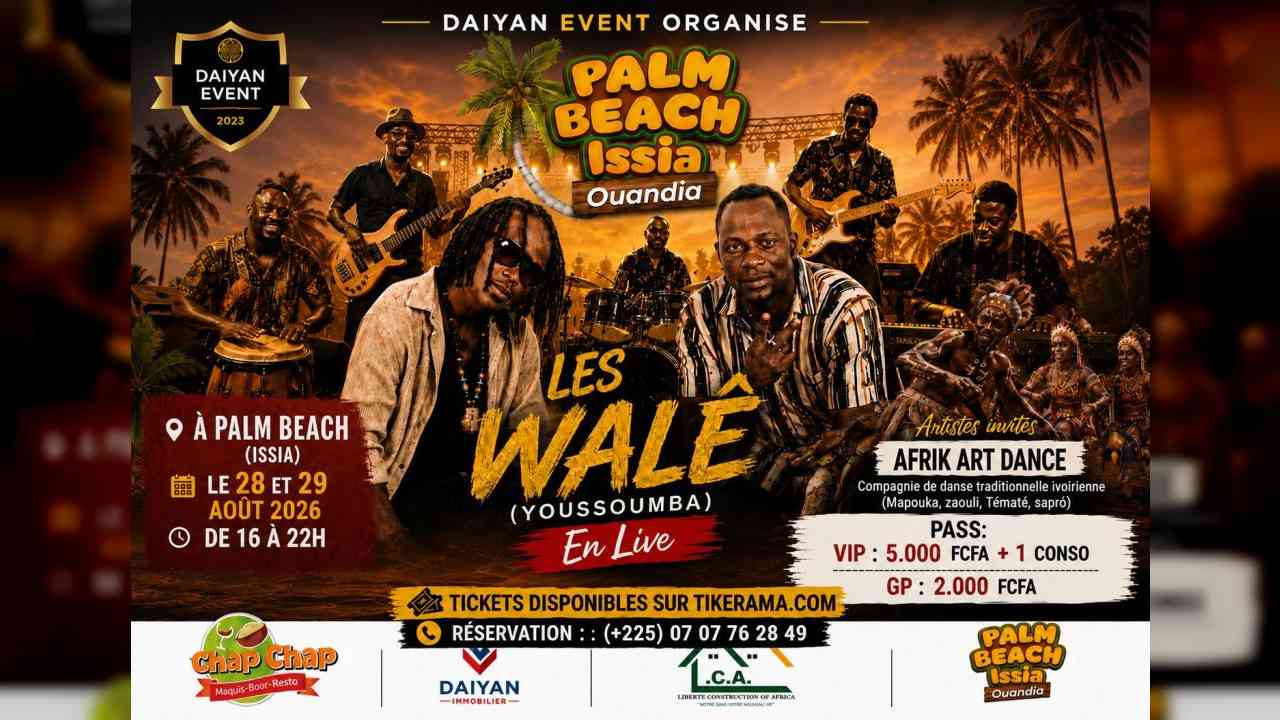 Les Walè en live à Palm Beach (issia)