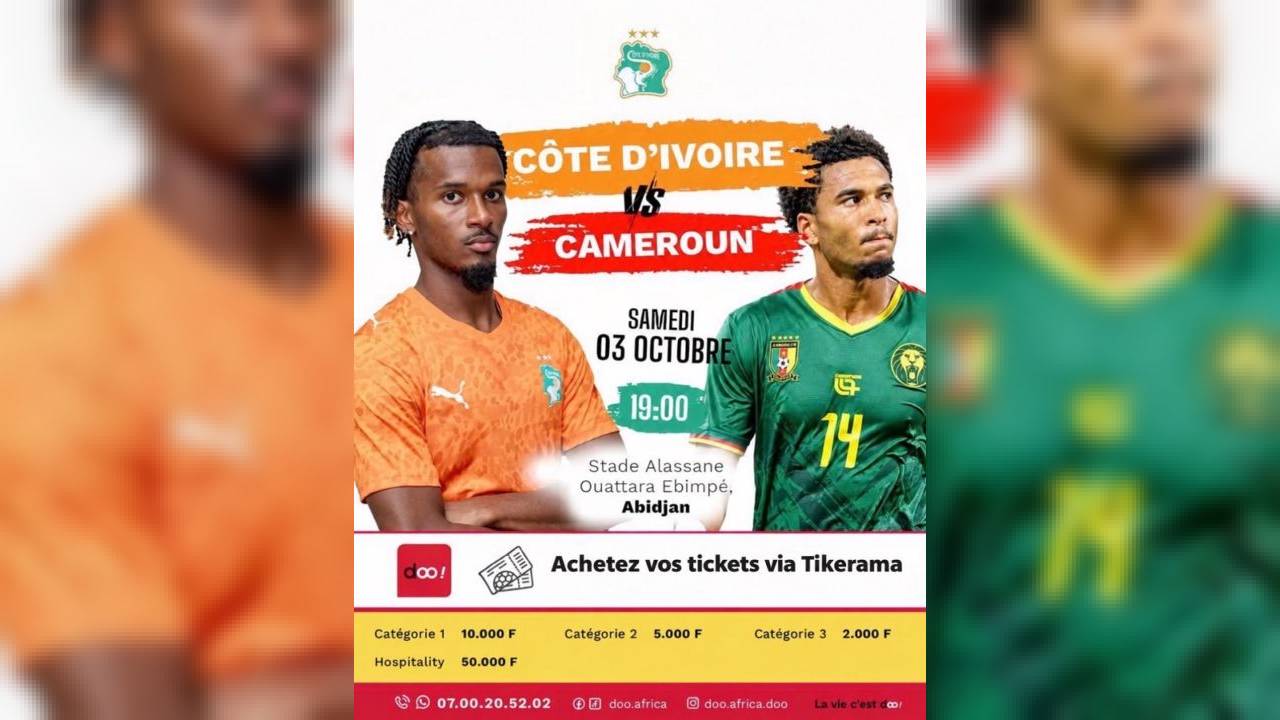 Côte d’Ivoire🇨🇮 vs Cameroun🇨🇲