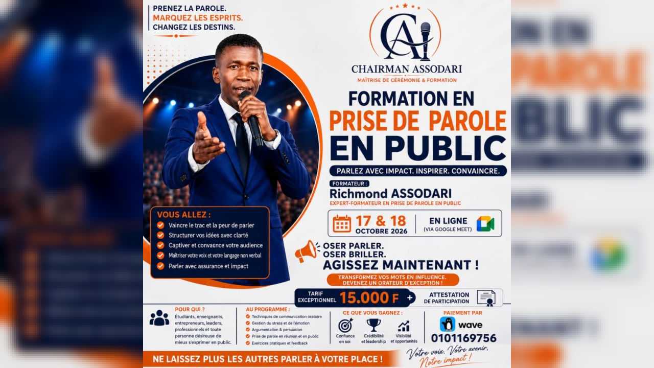 FORMATION EN PRISE DE PAROLE EN PUBLIC