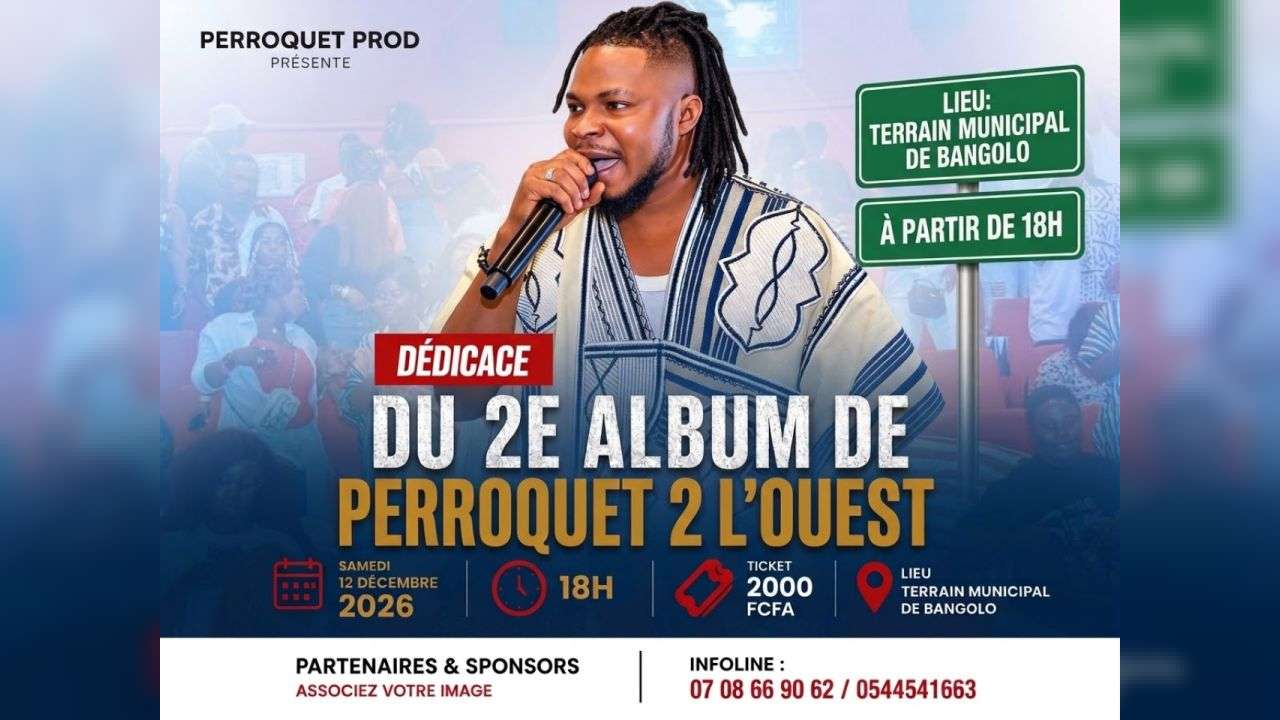 Dédicace du 2e album de Perroquet de l’Ouest