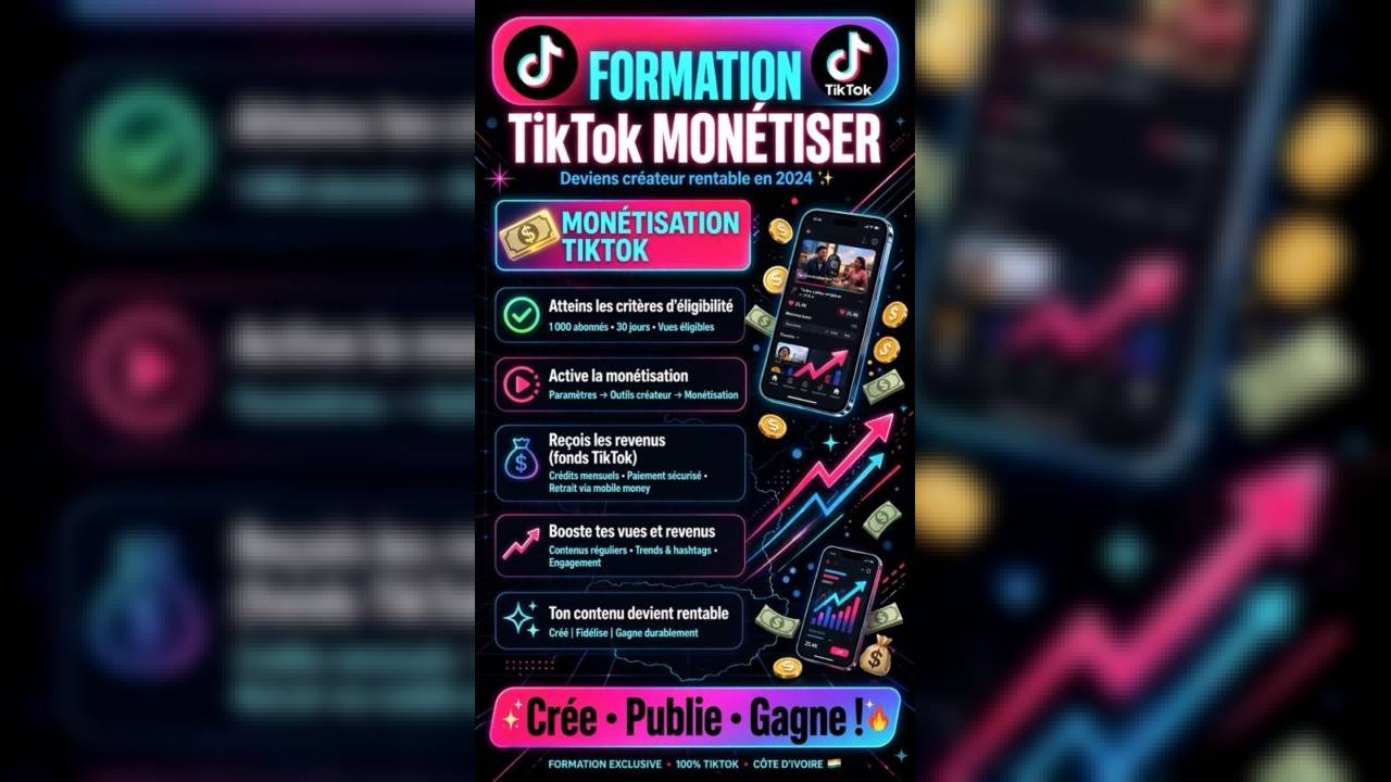 Monétisation TikTok + booster