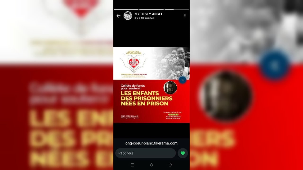 AGISSONS ENSEMBLE POUR LES ENFANTS DES PRISONNIERS