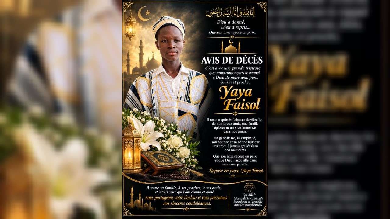 DÉCÈS DE YAYA FAISOL