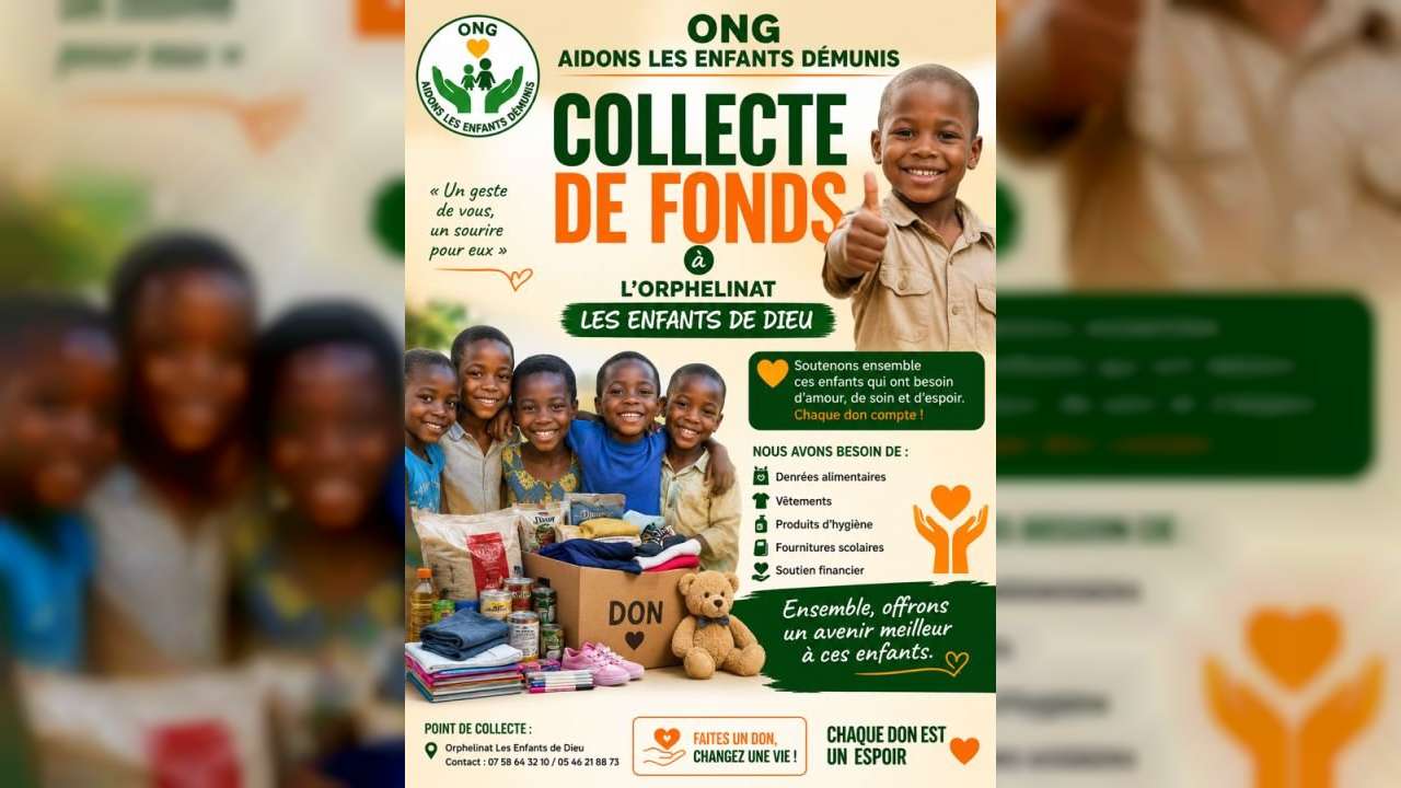 collecte de fond à l’orphelinat